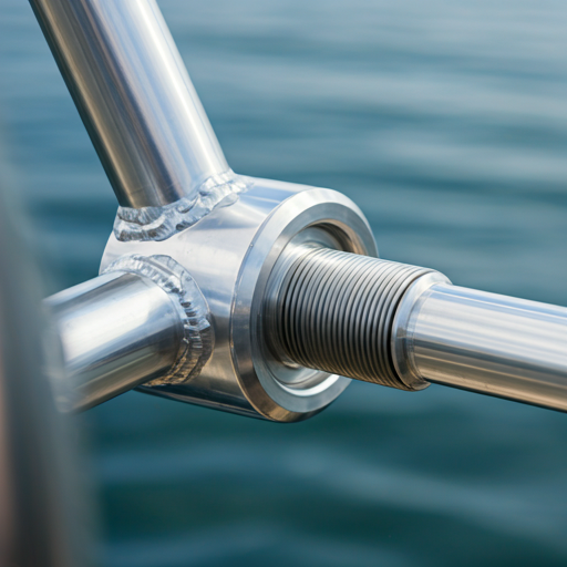 Technical close-up of Atlantic Towers clamp mechanism