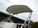 Custom tuna tower assembly detail