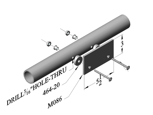 KIT22200 Flat Plate Mounting Kit